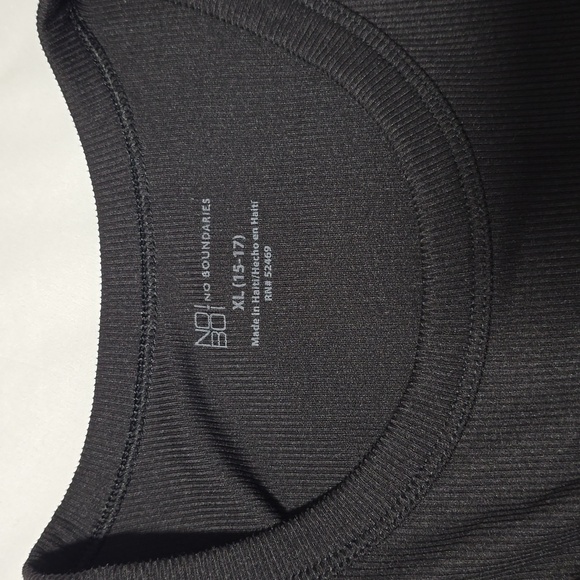 NO Boundaries Juniors Crew Ribbed Long Sleeve Tee - Picture 10 of 10